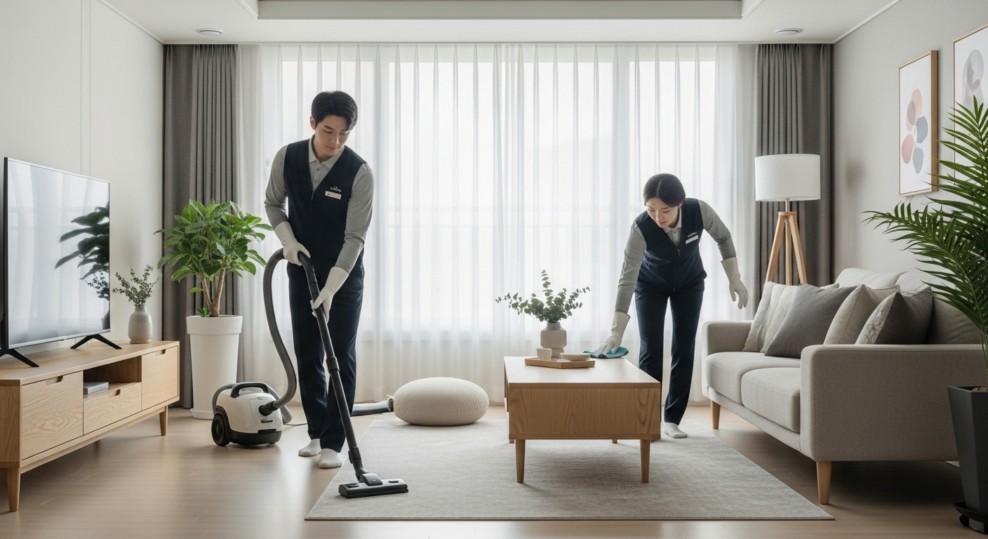 오염과 악취를 정리하는 유품정리 작업